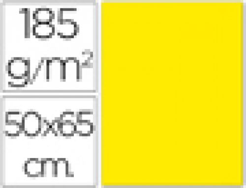 Cartolina guarro 50x65 cm 185 gr amarelo canario , Guarro , 21031 , 3148954223179